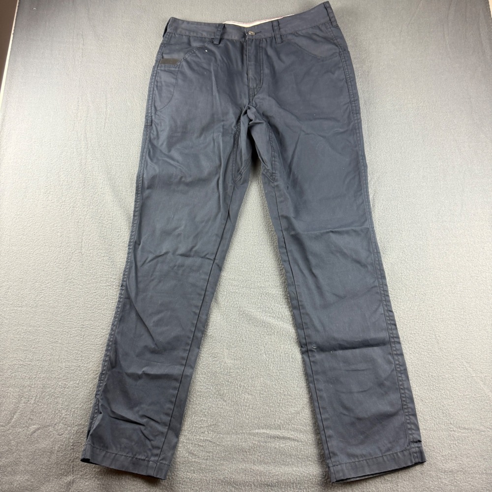 Iron and Resin Pants Men's 32x32 Blue Workwear Union Utility Canvas Collar